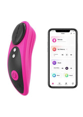 Lovense Ferri App Compatible Silicone Panty Vibrator - Pink/Black